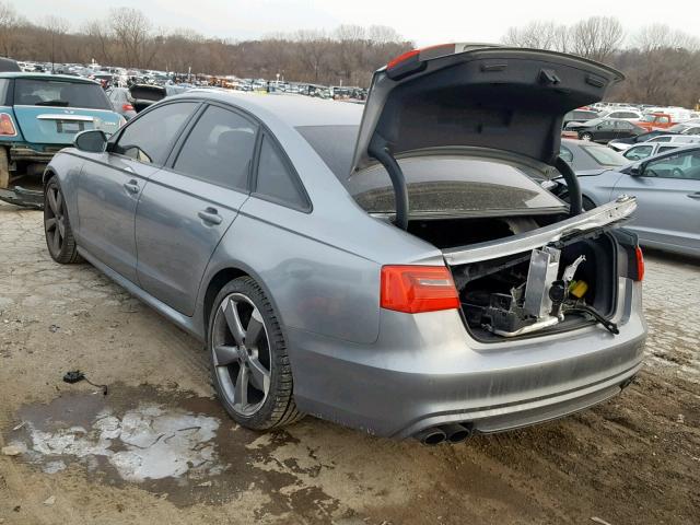 WAUF2AFC7EN043687 - 2014 AUDI S6 SILVER photo 3