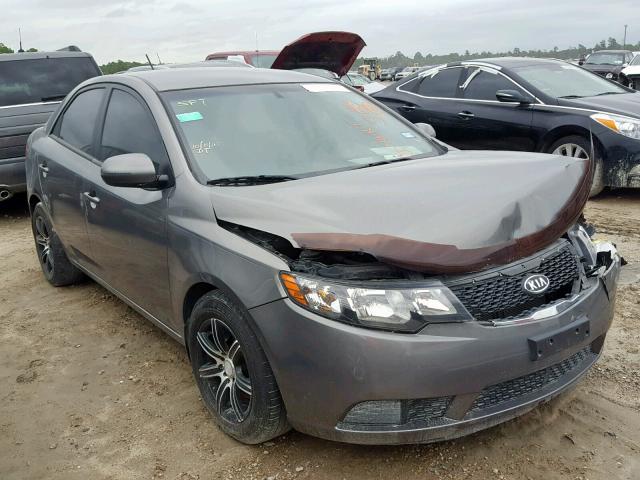 KNAFU4A27B5457624 - 2011 KIA FORTE EX CHARCOAL photo 1