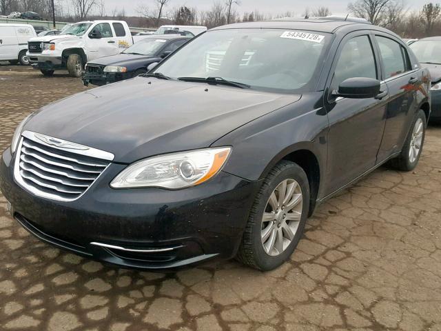 1C3BC1FB7BN625195 - 2011 CHRYSLER 200 TOURIN BLACK photo 2