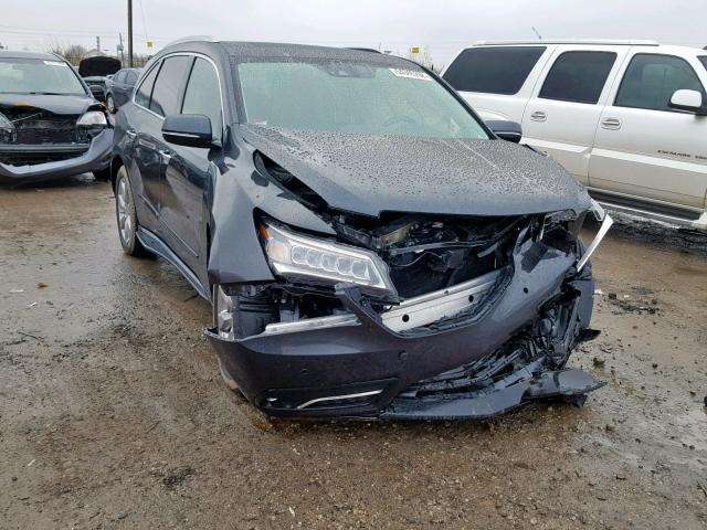 5FRYD4H96GB026601 - 2016 ACURA MDX ADVANC CHARCOAL photo 1