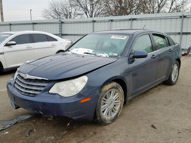 1C3LC56R07N632411 - 2007 CHRYSLER SEBRING TO BLUE photo 2