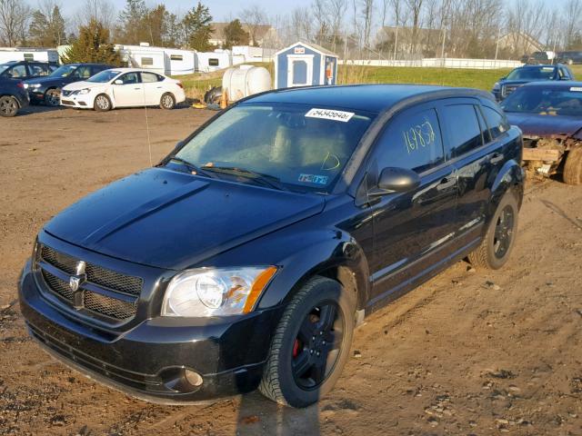 1B3HB48B27D351409 - 2007 DODGE CALIBER SX BLACK photo 2