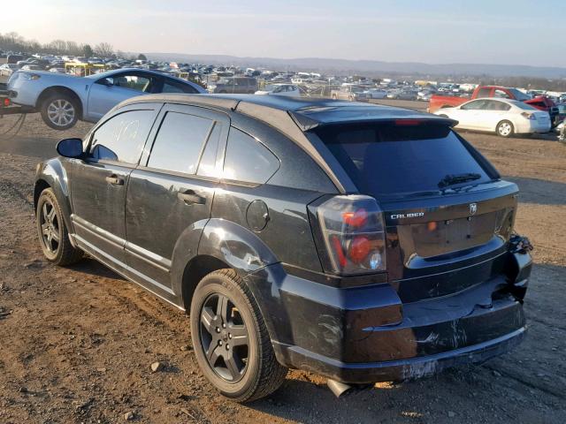 1B3HB48B27D351409 - 2007 DODGE CALIBER SX BLACK photo 3