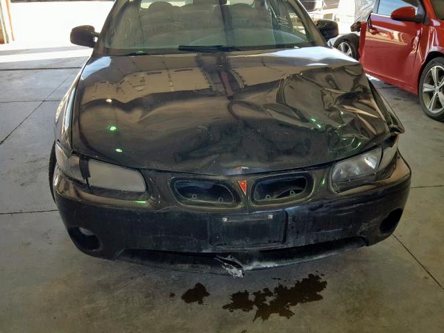 1G2WP52K51F197204 - 2001 PONTIAC GRAND PRIX შავი ფოტო 9