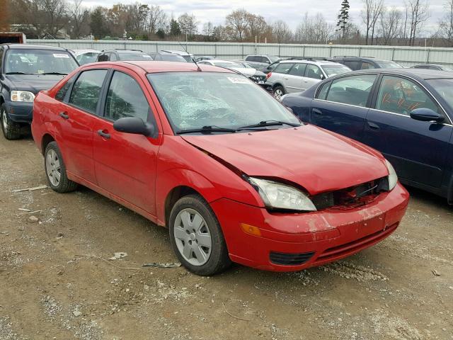 1FAFP34N57W335006 - 2007 FORD FOCUS ZX4 RED photo 1