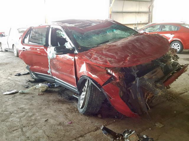 1FMHK8F80CGA95238 - 2012 FORD EXPLORER L RED photo 1