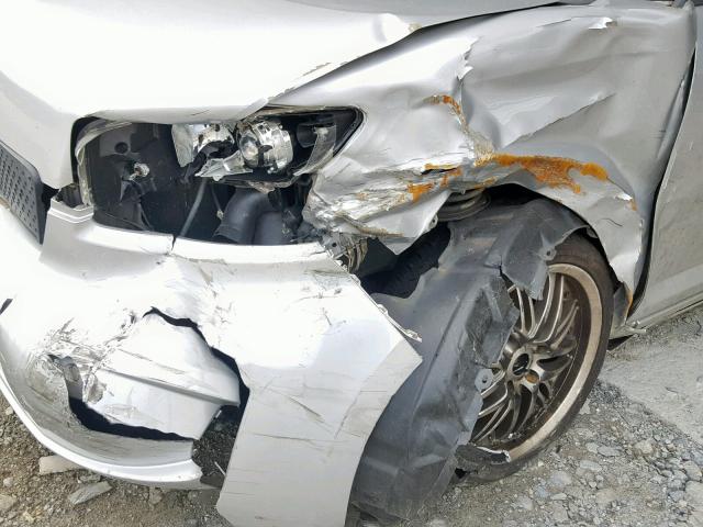 JTLKE50E881004407 - 2008 TOYOTA SCION XB Күміс фото 9