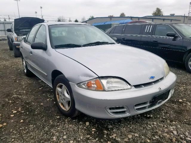 1G1JC524317215382 - 2001 CHEVROLET CAVALIER B SILVER photo 1