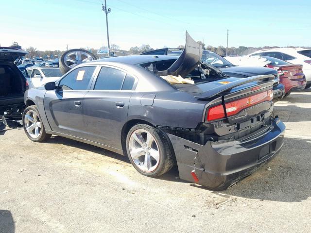 2C3CDXHG2DH712026 - 2013 DODGE CHARGER SX GRAY photo 3