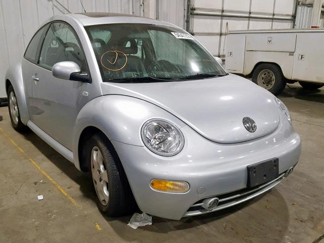 3VWCP21C12M417959 - 2002 VOLKSWAGEN NEW BEETLE SILVER photo 1