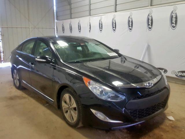 KMHEC4A44EA104929 - 2014 HYUNDAI SONATA HYB BLACK photo 1