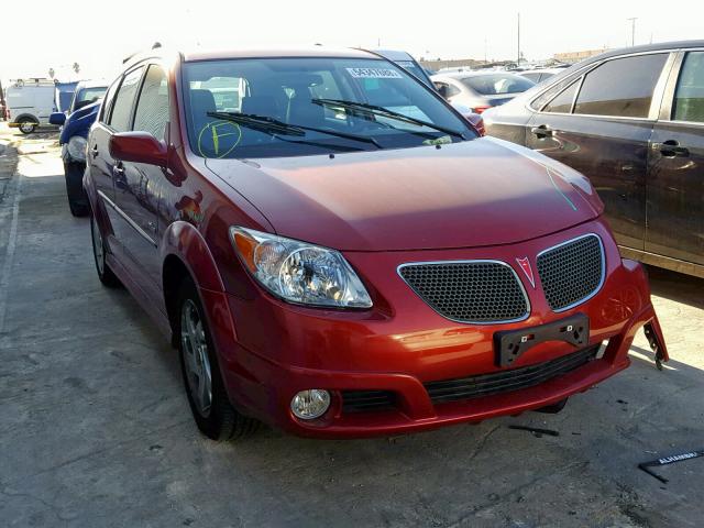 5Y2SL67898Z419406 - 2008 PONTIAC VIBE RED photo 1