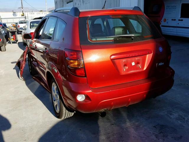 5Y2SL67898Z419406 - 2008 PONTIAC VIBE RED photo 3