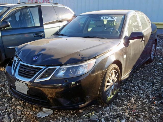 YS3FB49Y281112785 - 2008 SAAB 9-3 2.0T BLACK photo 2