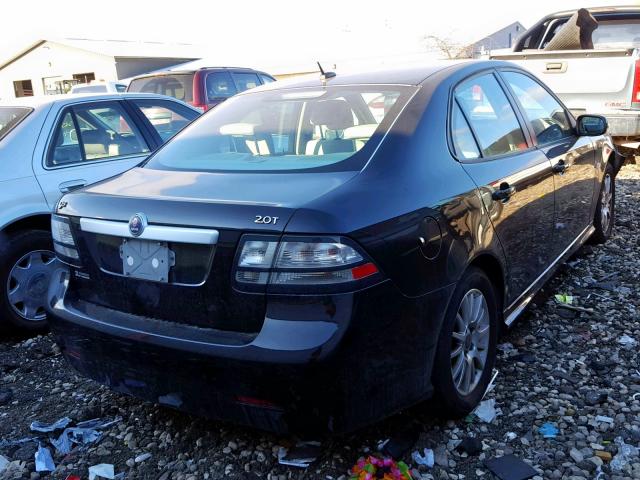 YS3FB49Y281112785 - 2008 SAAB 9-3 2.0T BLACK photo 4