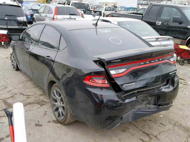 1C3CDFBB0ED902008 - 2014 DODGE DART SXT BLACK photo 3