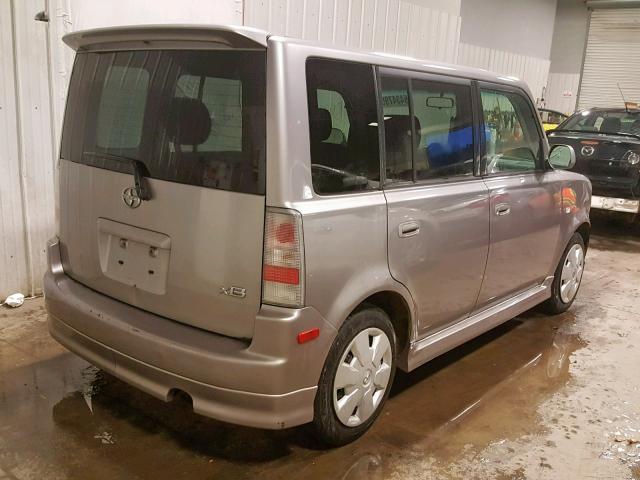 JTLKT324764058937 - 2006 TOYOTA SCION XB Сұр фото 4