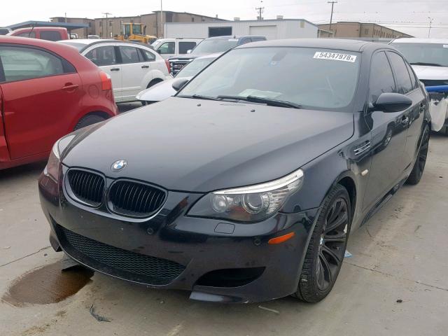 WBSNB93548CX09383 - 2008 BMW M5 BLACK photo 2