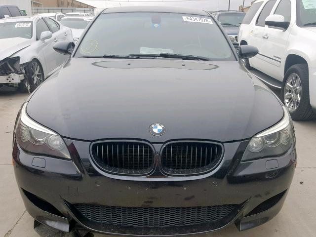 WBSNB93548CX09383 - 2008 BMW M5 BLACK photo 9