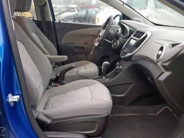 1G1JB5SG6H4162136 - 2017 CHEVROLET SONIC LS 蓝色 照片 5