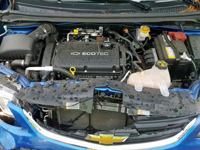 1G1JB5SG6H4162136 - 2017 CHEVROLET SONIC LS 蓝色 照片 7