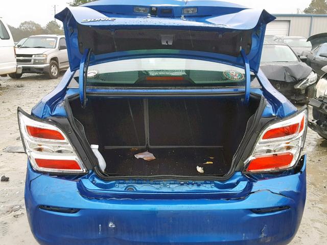 1G1JB5SG6H4162136 - 2017 CHEVROLET SONIC LS 蓝色 照片 9