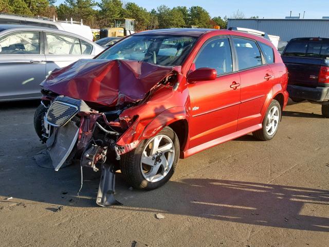 5Y2SL65826Z463442 - 2006 PONTIAC VIBE MAROON photo 2