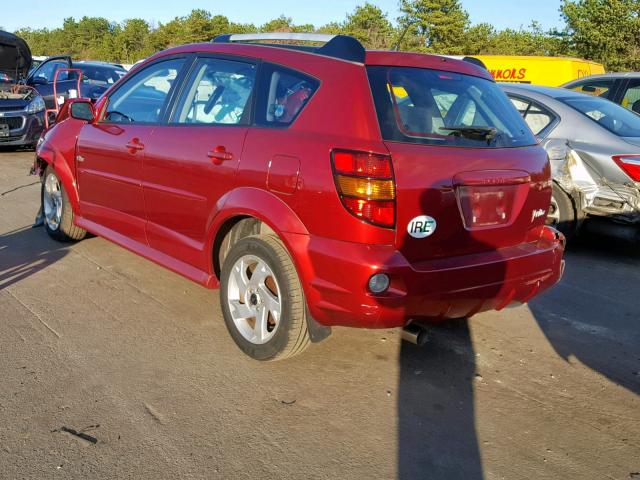 5Y2SL65826Z463442 - 2006 PONTIAC VIBE MAROON photo 3