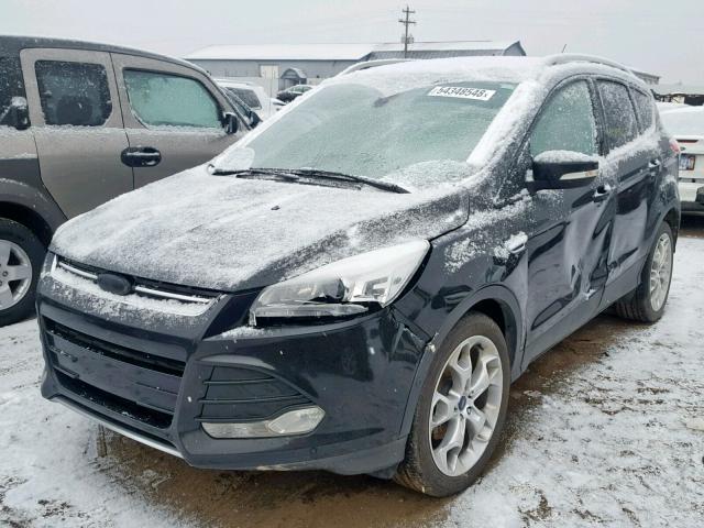 1FMCU0JX4EUC91773 - 2014 FORD ESCAPE TIT BLACK photo 2