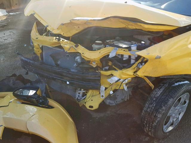 KL1TD5DE9AB049103 - 2010 CHEVROLET AVEO LS YELLOW photo 9