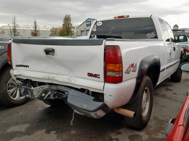 1GTEK19V21Z227661 - 2001 GMC NEW SIERRA WHITE photo 4