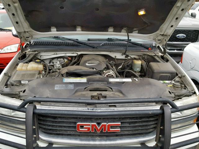 1GTEK19V21Z227661 - 2001 GMC NEW SIERRA WHITE photo 7