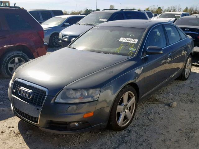 WAUEH74F27N076268 - 2007 AUDI A6 S-LINE GRAY photo 2