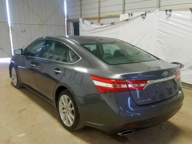 4T1BK1EBXDU067220 - 2013 TOYOTA AVALON BAS GRAY photo 3