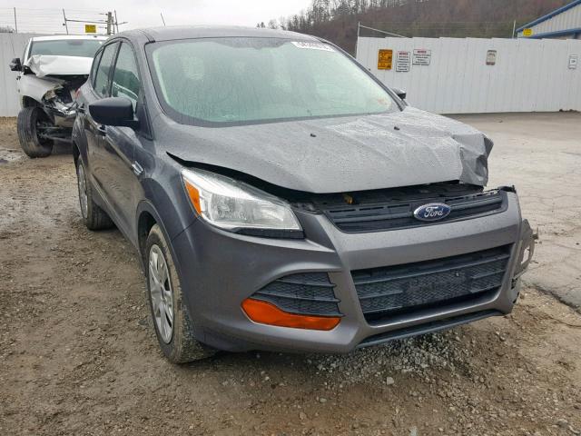 1FMCU0F76EUA51200 - 2014 FORD ESCAPE S GRAY photo 1