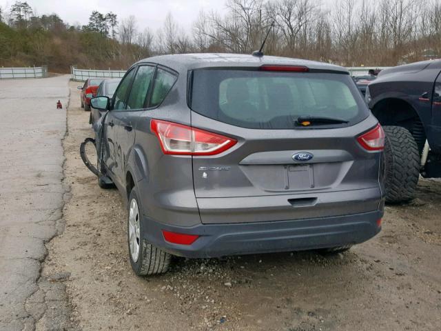 1FMCU0F76EUA51200 - 2014 FORD ESCAPE S GRAY photo 3