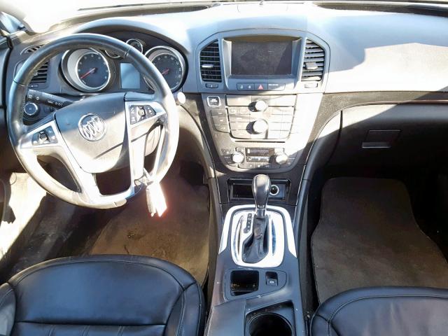 2G4GS5EV5D9205220 - 2013 BUICK REGAL PREM WHITE photo 9