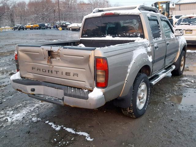 1N6ED27T32C349500 - 2002 NISSAN FRONTIER C BROWN photo 4