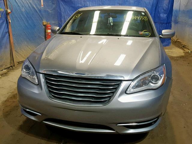 1C3CCBBB7DN512818 - 2013 CHRYSLER 200 TOURIN SILVER photo 9