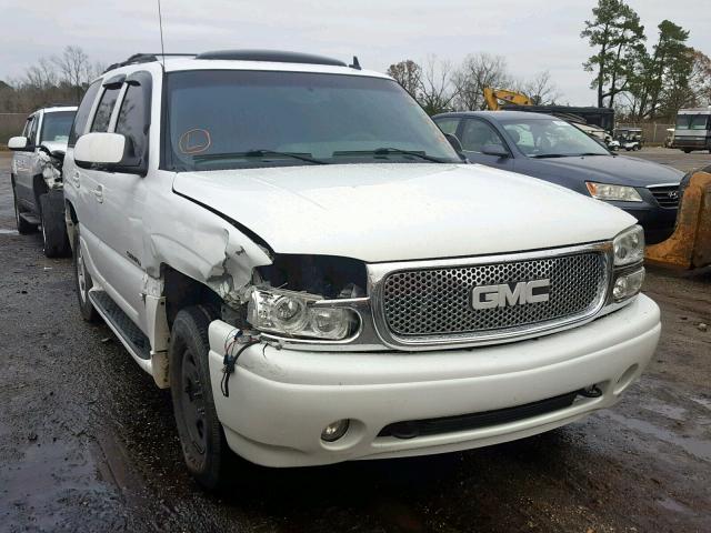 1GKEK63U16J138378 - 2006 GMC YUKON DENA WHITE photo 1