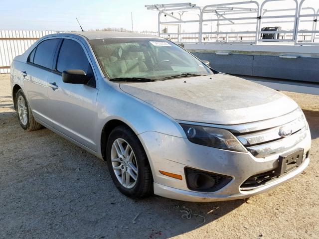 3FAHP0GA3BR337218 - 2011 FORD FUSION S SILVER photo 1