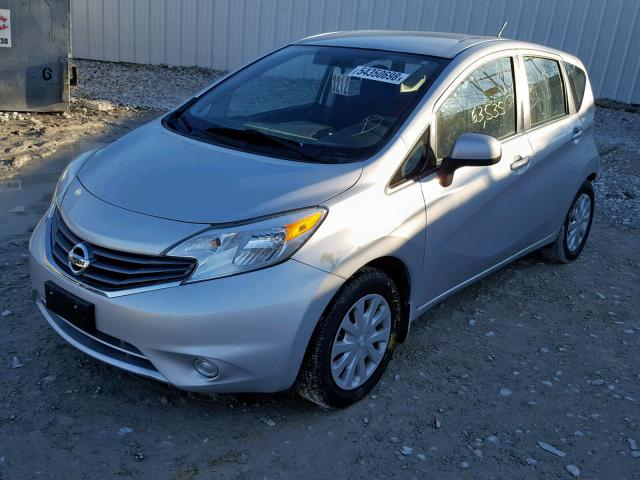 3N1CE2CP0EL402682 - 2014 NISSAN VERSA NOTE SILVER photo 2