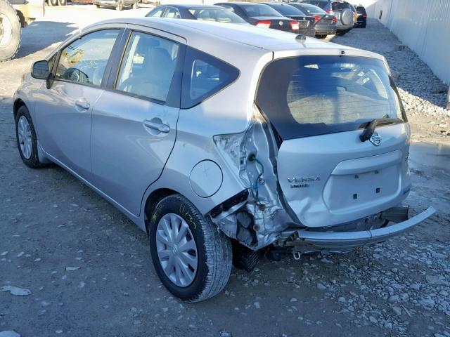 3N1CE2CP0EL402682 - 2014 NISSAN VERSA NOTE SILVER photo 3