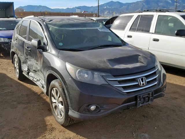 2HKRM4H74DH632853 - 2013 HONDA CR-V EXL BLACK photo 1