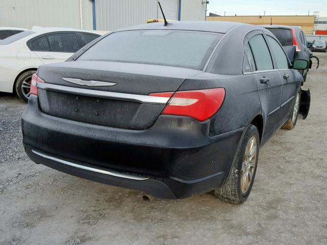 1C3CCBAB5EN185127 - 2014 CHRYSLER 200 LX BLACK photo 4