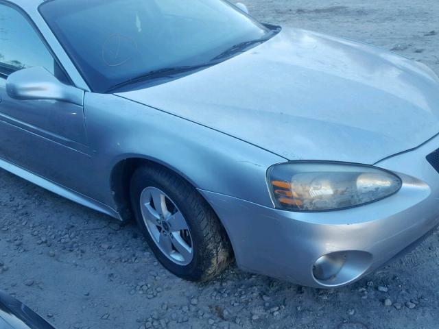 2G2WP552161156157 - 2006 PONTIAC GRAND PRIX SILVER photo 9