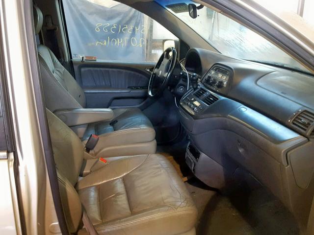 5FNRL38746B501811 - 2006 HONDA ODYSSEY EX GRAY photo 5