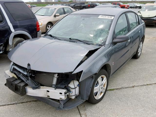 1G8AZ55FX7Z174873 - 2007 SATURN ION LEVEL GRAY photo 2