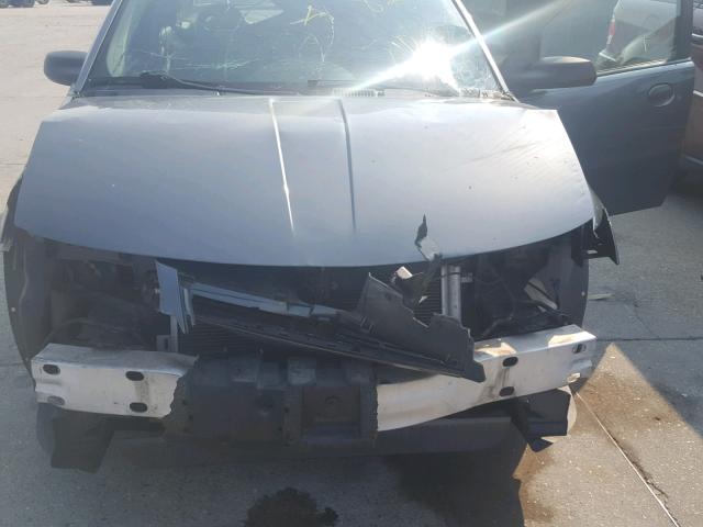 1G8AZ55FX7Z174873 - 2007 SATURN ION LEVEL GRAY photo 7