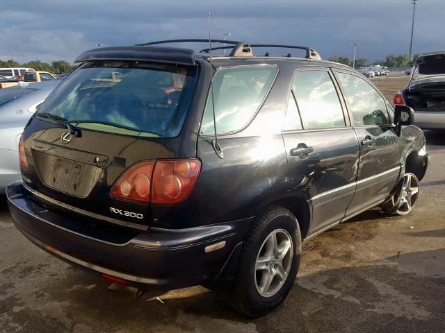 JT6HF10U8X0075962 - 1999 LEXUS RX 300 BLACK photo 4